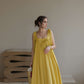 Backless Linen Maxi Slip Dress AVIGNON Wide Straps