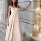 Beach Sleeveless Linen Sundress LILLE with Casual Straps