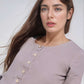 Beige Bow Detail Linen A-Line Dress ROUEN for Everyday
