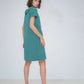 Beige Ribbon Back Linen Dress ANGERS for Summer