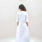 Cotton-Lined Linen Maxi Dress CORSICA with Pockets