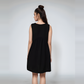 Empire Waist Above-Knee Linen Dress REYKJAVIK with Pockets