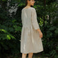Handmade Pocket Linen Midi Dress AMIENS Casual