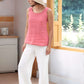 High Waist Wide Leg Linen Trousers ASPEN with Pockets