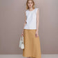 Long High Waist Linen Maxi Skirt REYKJAVIK Flowy