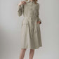 Minimal Linen Overcoat RENNES Vintage