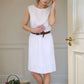 Minimalist Linen Dress DIJON with Side Pockets