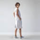 Minimalist Linen Dress DIJON with Side Pockets