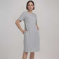 Minimalist Linen Midi Dress BANFF