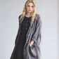 Oversized Linen Blazer BANFF with Pockets Plus Size