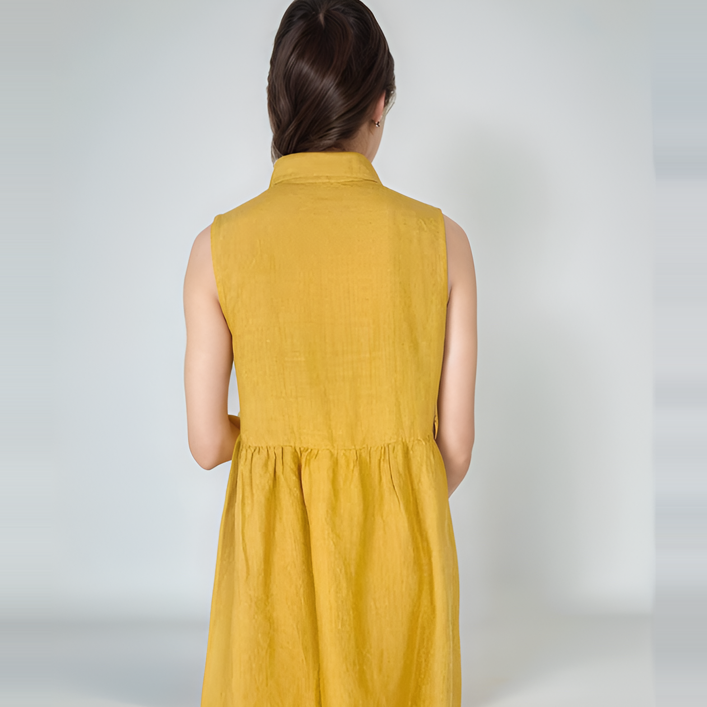 Palm Springs Style Linen Shirt Dress SORRENTO Maternity