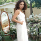 Scoop Neck Pocket Linen Midi Dress AJACCIO for Summer