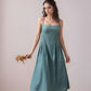 Sleeveless Linen Sun Dress TOULON for Beach Weddings
