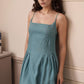 Sleeveless Linen Sun Dress TOULON for Beach Weddings