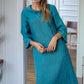 Sleeveless Linen Maxi Dress LIMOGES Pockets Loose