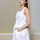 Sleeveless Linen Midi Dress CAEN Boho Balloon