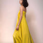 Spaghetti Strap Linen Maxi Dress AJACCIO