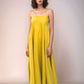Spaghetti Strap Linen Maxi Dress AJACCIO