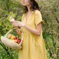 V-Neck Linen Mini Sundress TOULOUSE for Summer