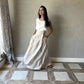 Wrap Waist Linen Maxi Skirt BLOIS with Pockets