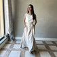 Wrap Waist Linen Maxi Skirt BLOIS with Pockets